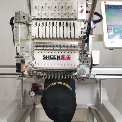 cappello tubolare della maglietta della singola macchina capa del ricamo di alta qualità