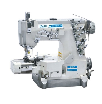 Macchina da cucire industriale giusta ad alta velocità dell'interruttore di sicurezza della taglierina del regolatore automatico dell'azionamento diretto del letto del cilindro di QS-600D-35YD-UT